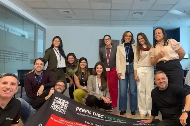 Turma do treinamento de perfil comportamental DISC